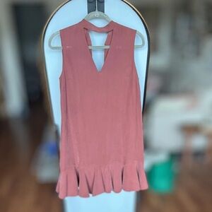 Terracotta Mini Dress